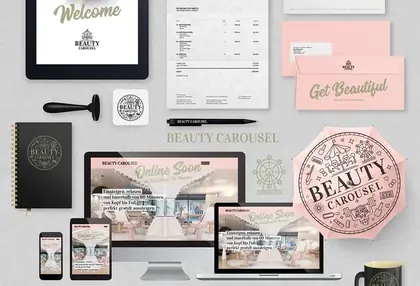 Beauty brand identity